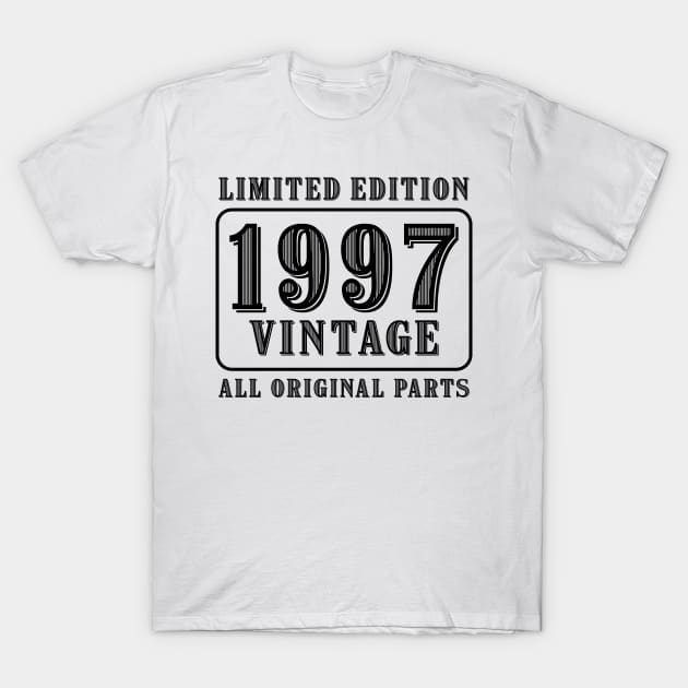 All original parts vintage 1997 limited edition birthday T-Shirt by colorsplash